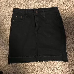 Black Jean skirt!